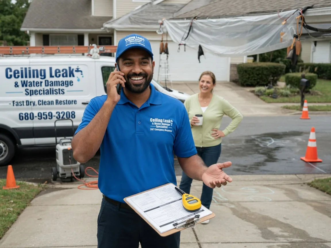 Ceiling Leak Cleanup Ackerly, TX FAQs